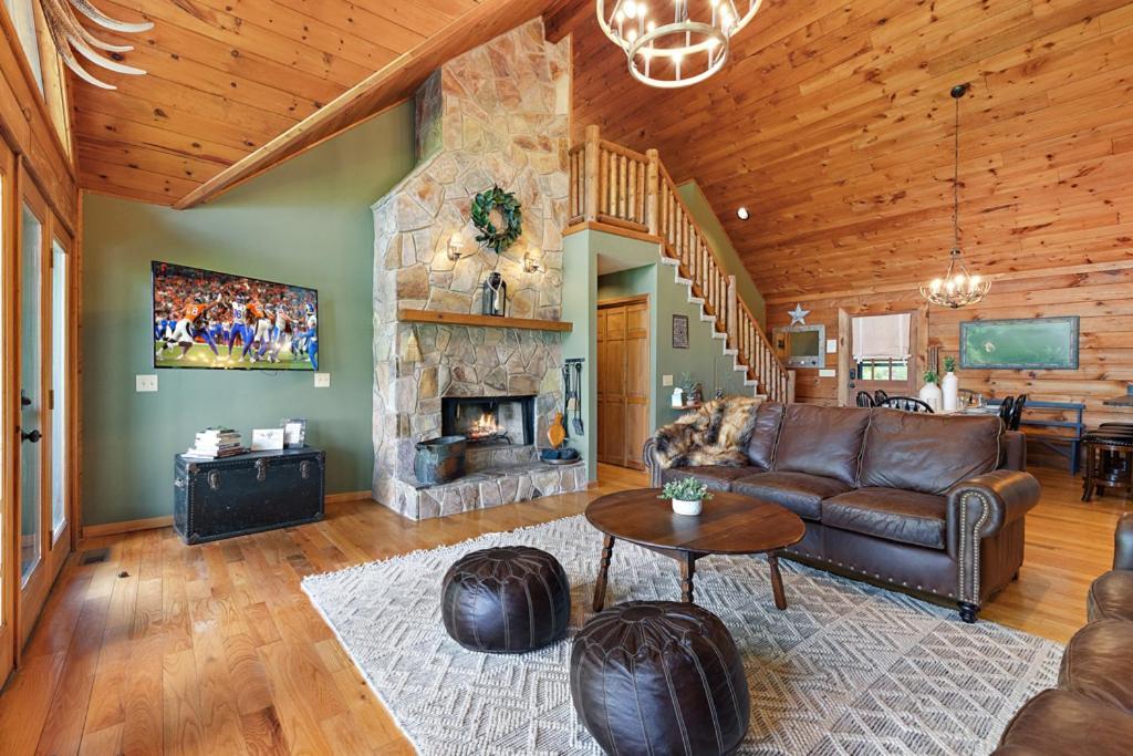 Lucky Bear Cabin Banner Elk Exterior foto