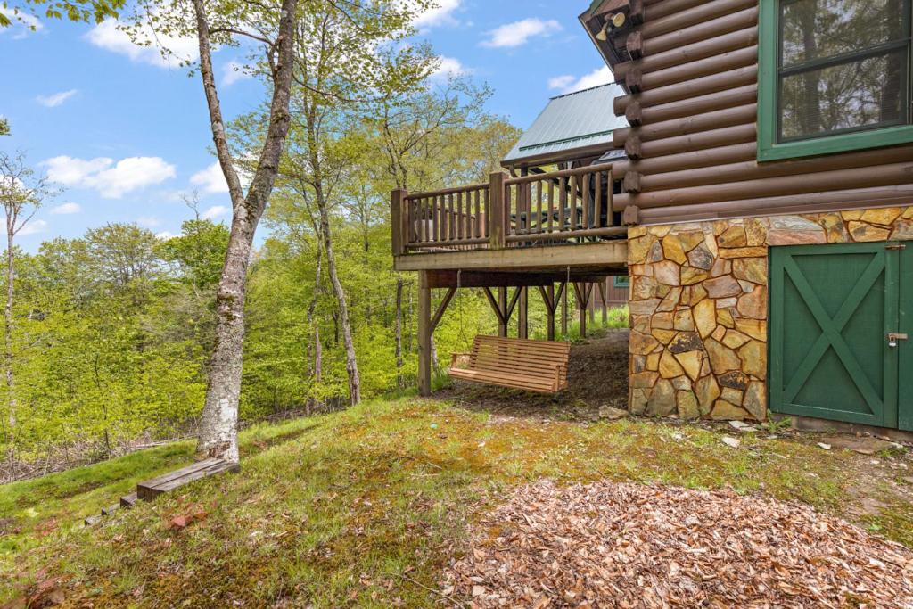 Lucky Bear Cabin Banner Elk Exterior foto